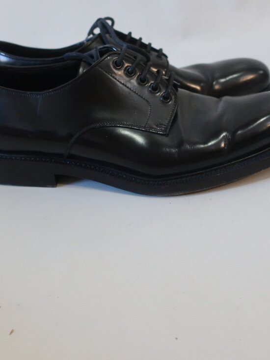 Mens Prada Black Leather Oxford Lace Up Shoes 11 main image 10
